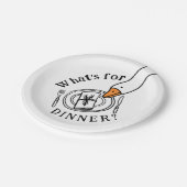 Assiettes En Carton Silly Goose What's for Dinner (Angle)