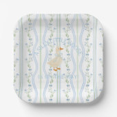 Assiettes En Carton Silly Little Goose Baby Shower (Recto)