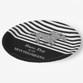 Assiettes En Carton Silver Racehorse Derby (Angle)