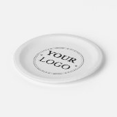 Assiettes En Carton Simple Business Logo Company Event (Angle)
