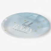 Assiettes En Carton Simple Chic Nous sommes sur Cloud 9 Bonjour Baby s (Angle)