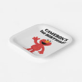 Assiettes En Carton Simple Elmo 1er anniversaire (Angulaire)
