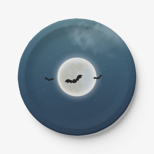 Assiettes En Carton Simple Helloween (Devant)