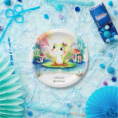 Assiettes En Carton Simple Joyeuse Grenouille Anniversaire (Fête)