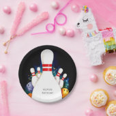 Assiettes En Carton Simple mignon Bowling pour enfants Anniversaire (Fête)