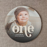 Assiettes En Carton Simple moderne minimaliste Boho 1er anniversaire p<br><div class="desc">Une plaque de papier photo moderne et minimaliste de premier anniversaire avec une typographie de style bohème et rétro de "One" au centre du bas et une photo mignonne de votre bébé. Personnalisez le nom et l'image.</div>