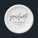 Assiettes En Carton Simple moderne minimaliste Partie de graduation de<br><div class="desc">Une plaque en papier simple et moderne à ajouter à vos fournitures de fin d'études pour votre diplôme d'études secondaires ou de l'université.</div>