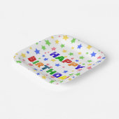 Assiettes En Carton Simple moderne Pastel Star fête d'anniversaire col (Angulaire)