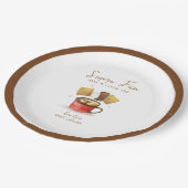 Assiettes En Carton Simple Neutral S'more Fun Baby shower d'automne (Angle)