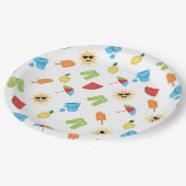 Assiettes En Carton Simplement été (Angle)