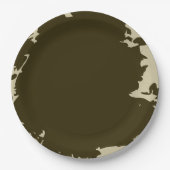 Assiettes En Carton Simplicité Organique (Devant)