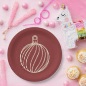 Assiettes En Carton Simply Christmas Collection - Bauble (Fête)