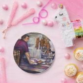 Assiettes En Carton Singapour embrassé par le soleil (Fête)