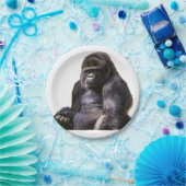 Assiettes En Carton Singe de singe de gorille (Fête)