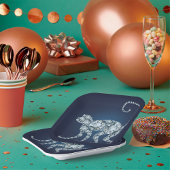 Assiettes En Carton Singe diamant