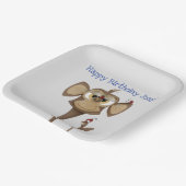 Assiettes En Carton Singe idiot et coccinelles (Angulaire)