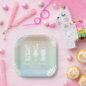 Assiettes En Carton Sip and Dip Pool Party Anniversaire (Fête)