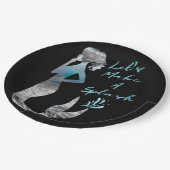 Assiettes En Carton Sirène d'océan Faisons un éclaboussure (Angle)