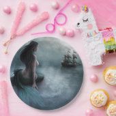 Assiettes En Carton Sirène et navire pirate (Fête)