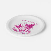 Assiettes En Carton Sirène hawaïenne-princesse de la mer (Angle)