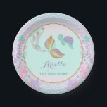Assiettes En Carton Sirène Sous Les Plaques De Papier De Mer 7 Pouces<br><div class="desc">Sirène Sous La Plaque De Papier De 7 Pouces De La Mer. 
Tous les dessins sont © PIXEL PERFECTION PARTY LTD</div>
