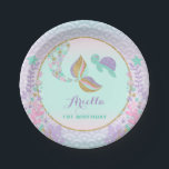 Assiettes En Carton Sirène Sous Les Plaques De Papier De Mer 7 Pouces<br><div class="desc">Sirène Sous La Plaque De Papier De 7 Pouces De La Mer. 
Tous les dessins sont © PIXEL PERFECTION PARTY LTD</div>