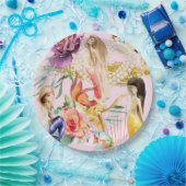 Assiettes En Carton Sirènes rêveuses (Fête)