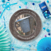 Assiettes En Carton Sirop d'érable Sap Bucket Nature Fête Personnalisé (Fête)