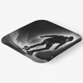 Assiettes En Carton Skateboard Boy with Lightning (Angulaire)