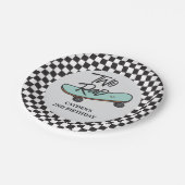 Assiettes En Carton Skateboard Two Rad 2e Plaques Papier Anniversaire (Angle)