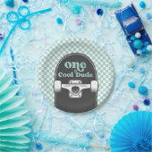 Assiettes En Carton Skateboard Un Cool Dude Plaques Papier Anniversair (Fête)