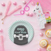 Assiettes En Carton Skateboard Un Cool Dude Plaques Papier Anniversair (Fête)