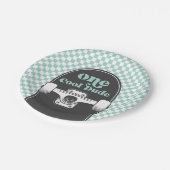 Assiettes En Carton Skateboard Un Cool Dude Plaques Papier Anniversair (Angle)
