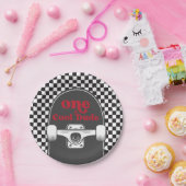Assiettes En Carton Skateboard Un Cool Dude Plaques Papier Anniversair (Fête)