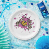 Assiettes En Carton Skeleton Hand Heart Show Classic (Fête)