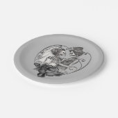 Assiettes En Carton Skeleton Love Couple Mariage Mariage (Angle)