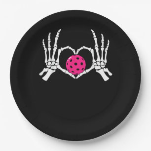 Assiettes En Carton Skeleton Mains Coeur Signer Drôle Pickle Valentine