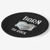 Assiettes En Carton Skeleton Mains Grey Heart Graphic Pour Classique (Angle)