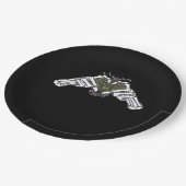 Assiettes En Carton Skeleton Spider Heart (Angle)