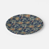 Assiettes En Carton Skeletons Motif Cool Éffrayant Halloween Party (Angle)