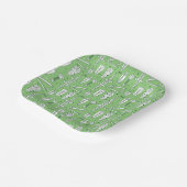 Assiettes En Carton Sketch Crocodile (Angulaire)