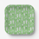 Assiettes En Carton Sketch Crocodile (Recto)