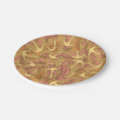Assiettes En Carton Sketchy Seahorse And Anchor Pattern (Angle)