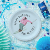 Assiettes En Carton Ski (Fête)