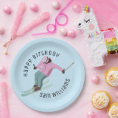 Assiettes En Carton Ski (Fête)