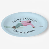 Assiettes En Carton Ski (Angle)