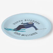 Assiettes En Carton Ski (Angle)