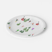 Assiettes En Carton Ski alpin | Ski de vacances hiver (Angle)