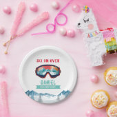 Assiettes En Carton Ski Fête Anniversaire Pistes Ski Snowboard (Fête)