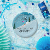 Assiettes En Carton Ski SUPÉRIEUR plus rapidement (Fête)